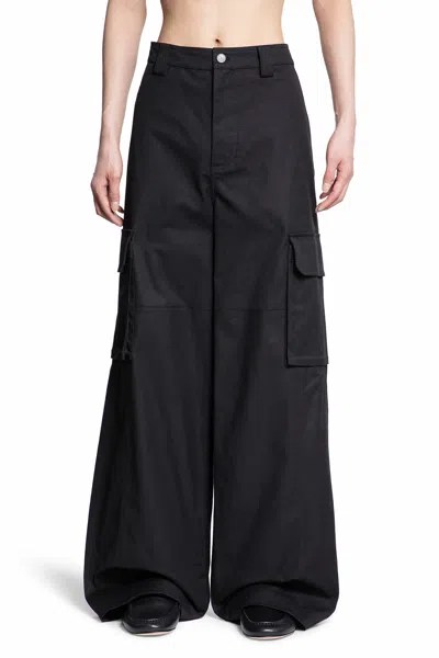 Shop Valentino Man Black Trousers