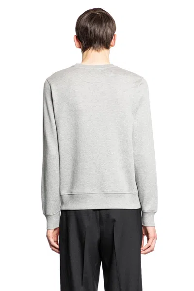 Shop Valentino Man Grey Sweatshirts