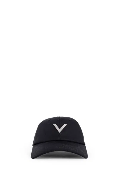 Shop Valentino Woman Black Hats