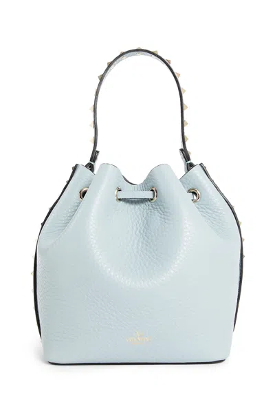 Shop Valentino Woman Blue Top Handle Bags