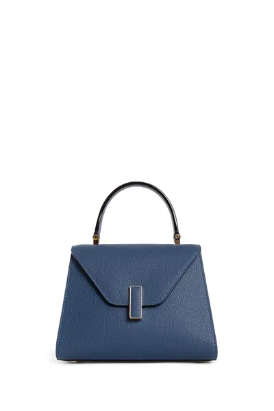 Shop Valextra Woman Blue Top Handle Bags