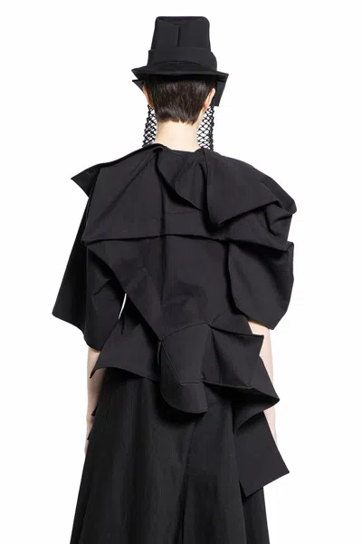 Yohji Yamamoto Woman Black Jackets In Black