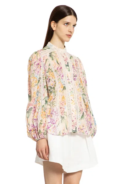 Shop Zimmermann Woman Multicolor Shirts