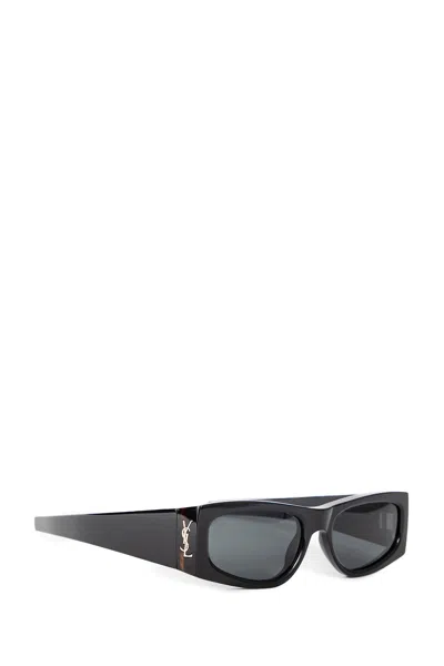 Shop Saint Laurent Woman Black Eyewear