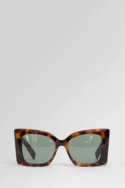 Saint Laurent M119 Sunglasses In Brown