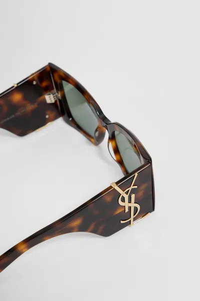 Saint Laurent M119 Sunglasses In Brown