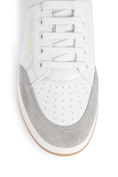 Shop Saint Laurent Woman White Sneakers