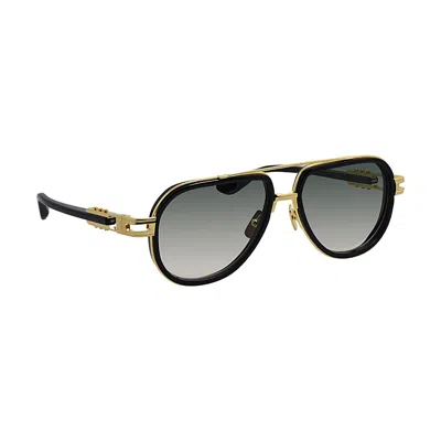Dita Vastik Dt Dts441-a-01 Unisex Aviator Sunglasses In Green