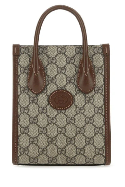 Gucci Man Gg Supreme Fabric Handbag In Multicolor