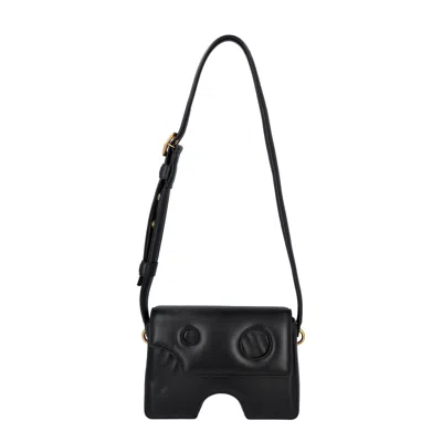 Off-white Off White Burrow-27 Sculpted Shoulder Bag In Black