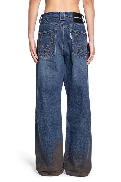 Jordanluca Man Blue Jeans In Blue