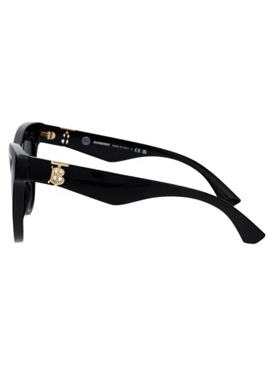 Burberry Womens Black Be4432u Round-frame Acetate Sunglasses In 300187 Black