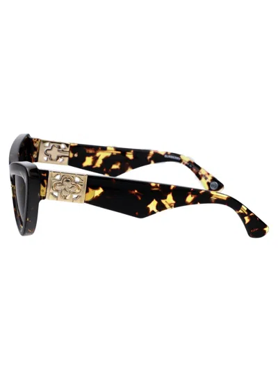 Burberry Brown Rose Sunglasses In 410687 Dark Havana