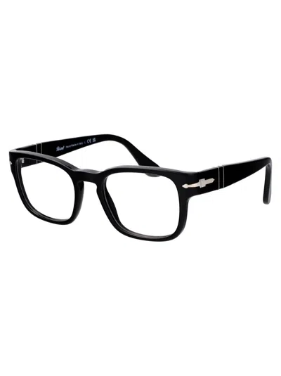 Persol Black Acetate Optical Glasses In Black