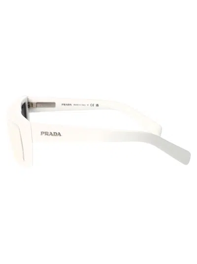 Prada Unisex Sunglass Pr A01s In 4615s0 White