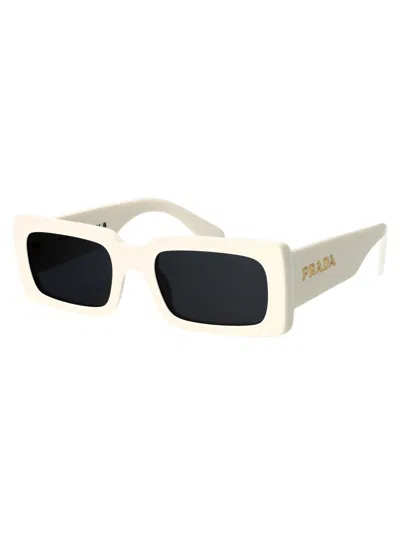 Prada Geometrical Sunglasses 0 Pr A07 S 1425 S0 In 1425s0 Talc