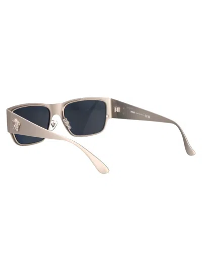 Versace Sunglasses In 12666g Silver