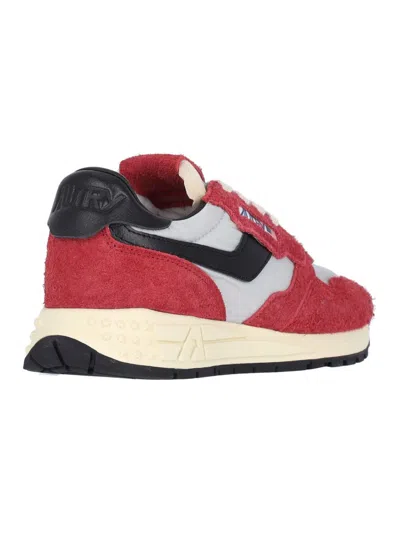 Autry Reelwind Low-cut Sneakers In Red