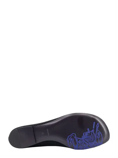 Burberry Mesh Fabric Ballerinas In Black