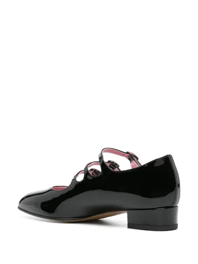 Carel Paris Timeless Mary Jane With Adjustable Straps And Low Heel In Black