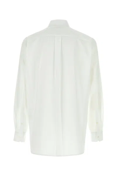 Valentino Garavani White Poplin Shirt In White