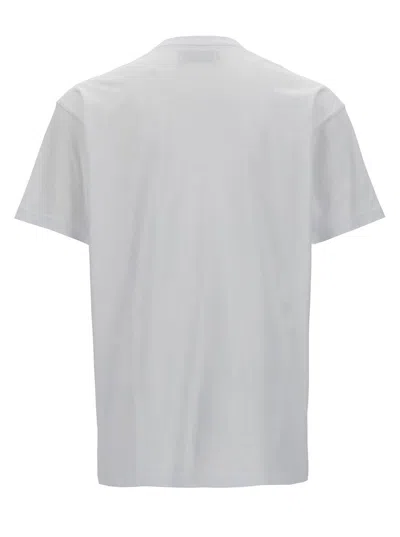 Vivienne Westwood White Crewneck T-shirt With Orb Logo Detail On The Front In Cotton Woman In White