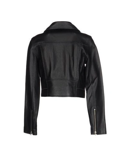 Shop Alexander Wang T Biker Jacket In Black