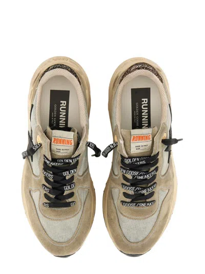 Shop Golden Goose Leather Sneaker In Beige