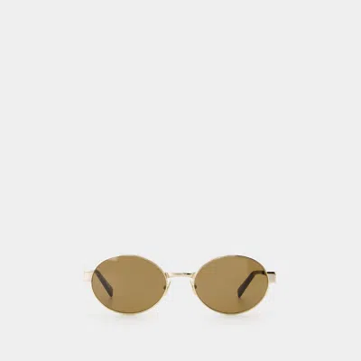 Saint Laurent Lunettes De Soleil Sl 692 -  - Métal - Doré In Gold