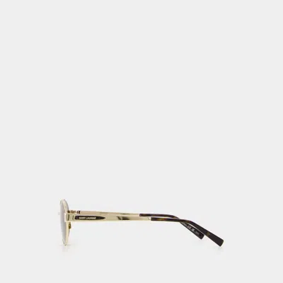 Saint Laurent Lunettes De Soleil Sl 692 -  - Métal - Doré In Gold