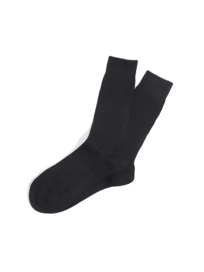 Alex Mill Anonymousism Brilliant Crew Sock In Black