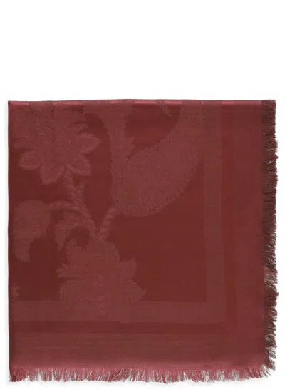 Shop Etro Scarfs Bordeaux In Red