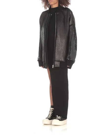 Shop Rick Owens Coats Black