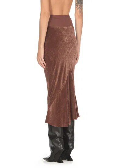 Shop Rick Owens Skirts Brown