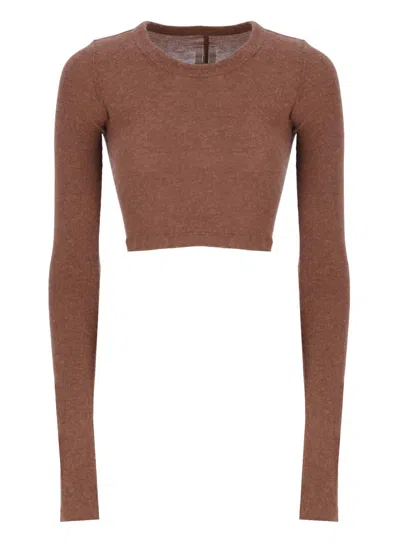 Shop Rick Owens Sweaters Brown