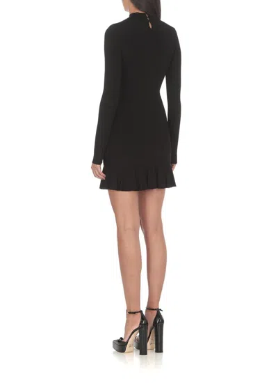 Roberto Cavalli Cut-out Flared Mini Dress In Black