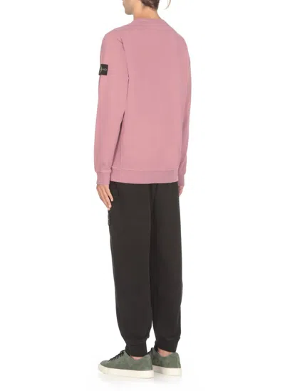 Shop Stone Island Sweaters Pink