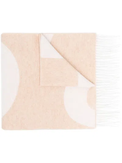 Apc Beige Malo Logo Scarf