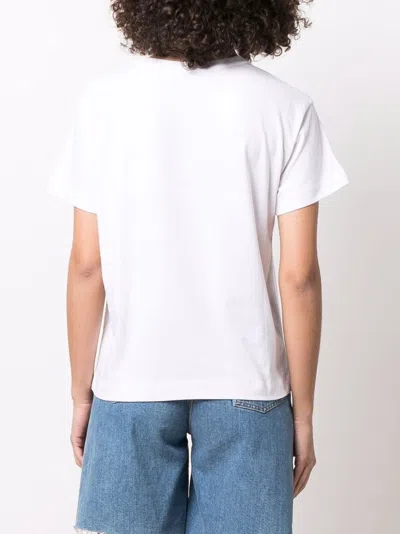 Apc Logo-embroidered Cotton T-shirt