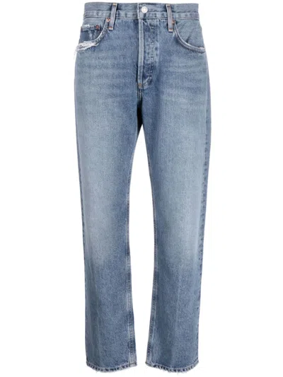 Agolde 90's Pinch Waist Jeans In Blue