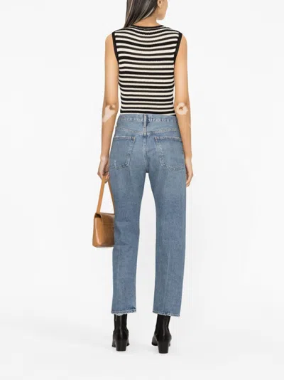 Agolde 90's Pinch Waist Jeans In Blue