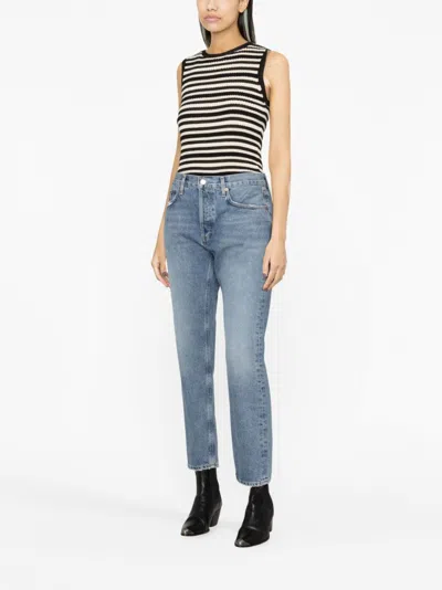 Agolde 90's Pinch Waist Jeans In Blue