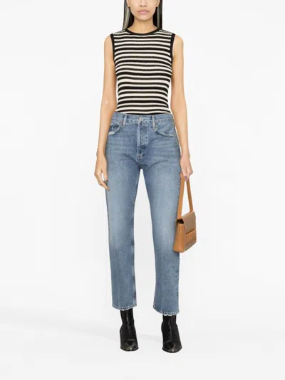 Agolde 90's Pinch Waist Jeans In Blue
