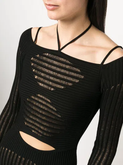 Andreädamo Andreādamo Mini Ribbed Dress