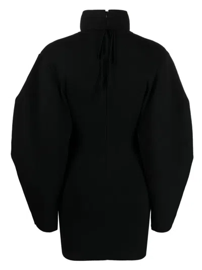 Andreädamo Andreādamo Stretch Knit Mini Dress With