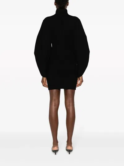 Andreädamo Andreādamo Stretch Knit Mini Dress With
