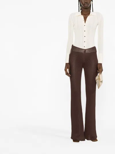 Andreädamo Andreādamo Waist Flare Pants