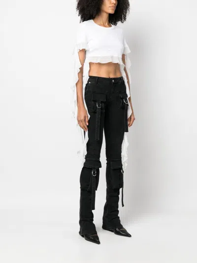 Blumarine T-shirt With Flounces And Ruffles