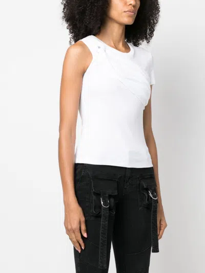 Blumarine Twist-detail Cotton T-shirt