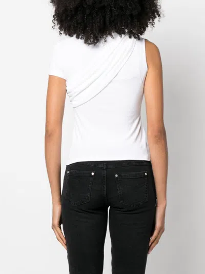 Blumarine Twist-detail Cotton T-shirt